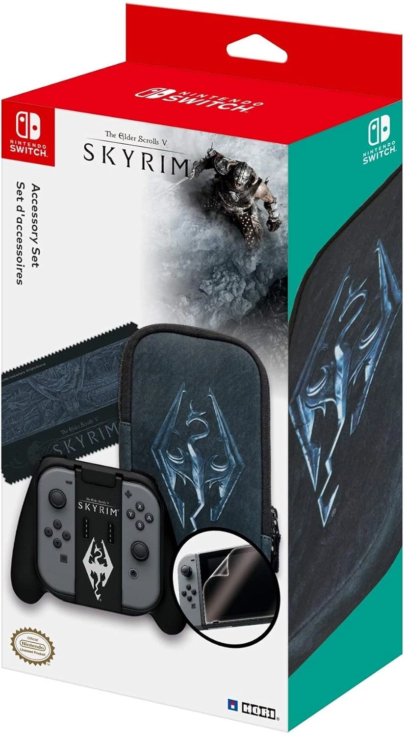 Kit de pornire pentru consola, Hori Accessory set, The Elder Scrolls V, Nintendo Switch/OLED