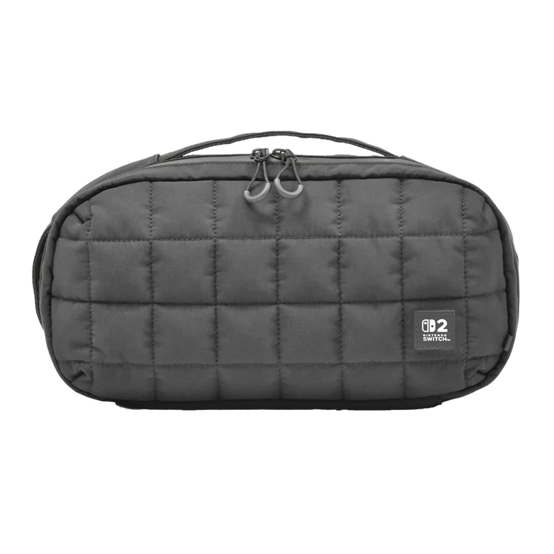 Hori Puff Pouch, Nintendo Switch 2, Official license, Puha, Szürke, Konzol védőtok