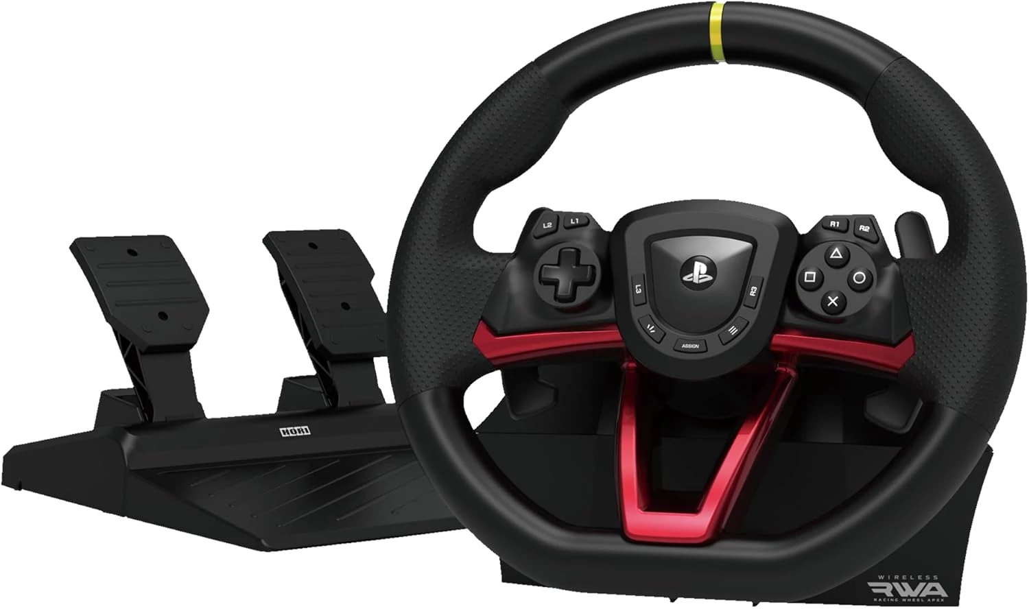 Hori Racing Wheel APEX, PlayStation®5, PlayStation®4, PC, Bezdrôtový, Čierny, Sada volantu