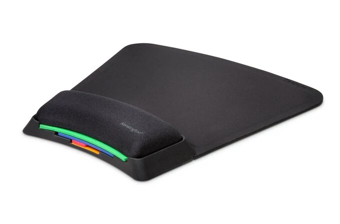 Kensington K55793 SmartFit, 210x25x290 mm, gélová výplň, nastaviteľná, čierna, podložka pod myš s podporou zápästia