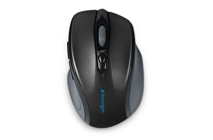 Kensington K72405 Pro Fit, 1600 DPI, RF bezdrôtová, Ergonomická, Pre pravákov, Čierna, Bezdrôtová myš