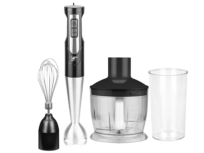 Mixer, LaFe BRK-003A, 800 W, 700 ml, 2 viteze, Turbo, Negru-Inox