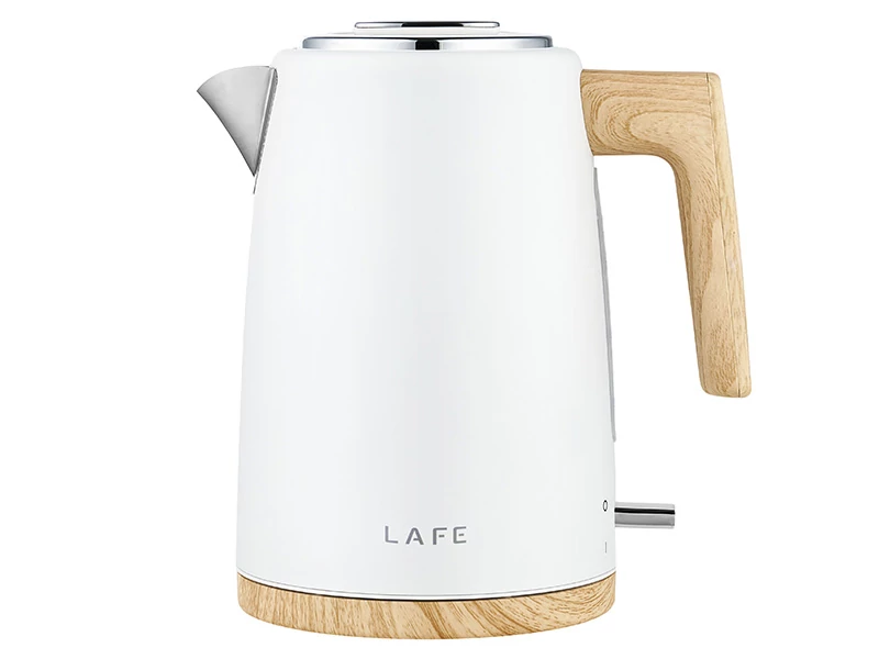 LaFe Scandi, 2200W, 1.7 L, STRIX vezérlő, 360°, Rozsdamentes acél, Fehér, Elektromos vízforraló