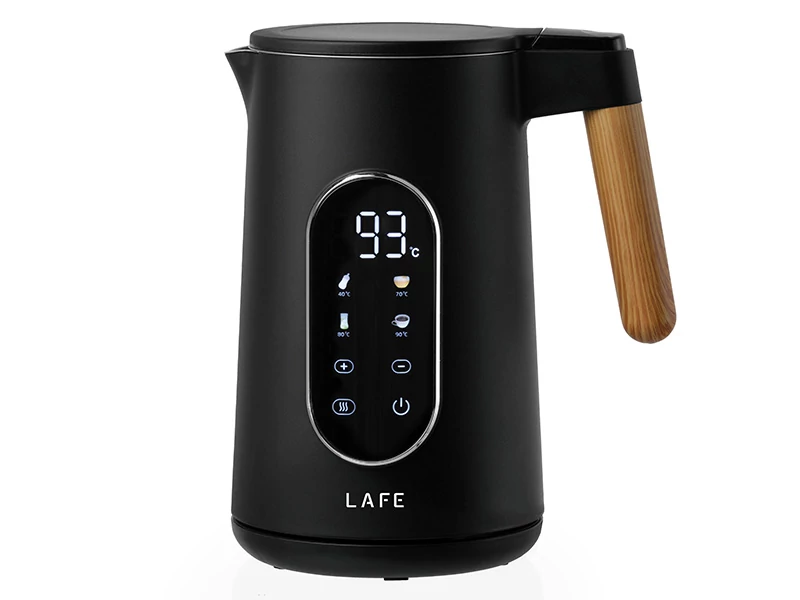 LaFe KettleX Pro, 2200 W, 1,7 l, dvojitá stena, regulácia teploty, nehrdzavejúca oceľ, akumulátorová, rýchlovarná kanvica