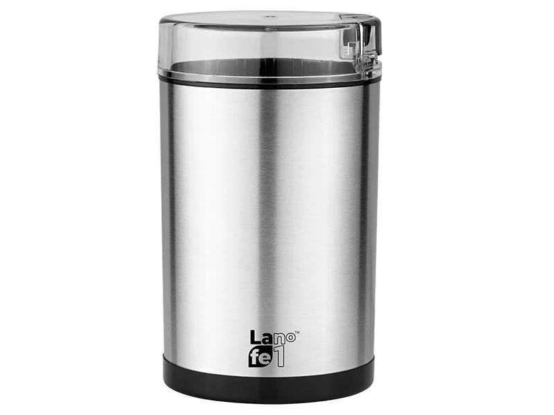 Rasnita de cafea, LaFe MKB-006, 150 W, Max. 70 g, Lama dubla, Inox