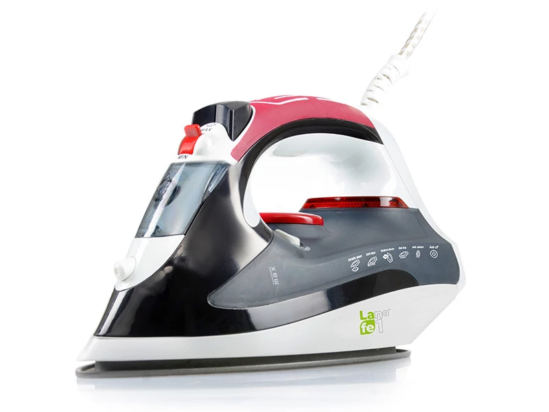 LaFe LAF02b, 2200 W, 330 ml, 25 g/min, Keramika, Čierno-červeno-biela, Naparovacia žehlička