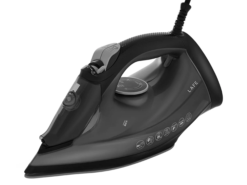 Lafe GlidePro, 2600 W, 600 ml, 10-25 g/m, keramická žehliaca plocha odolná proti poškriabaniu, naparovacia žehlička