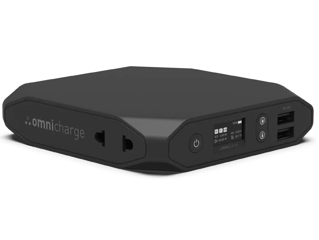 Omnicharge Omni 20+ 220V, 20 400 mAh, AC/DC/USB, QC3.0, Fast Charge, Vezeték Nélküli töltőállomás