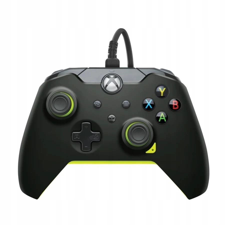 Controller cu fir PDP Xbox Series X|S, Xbox One, PC 3,5 mm audio Electric Negru