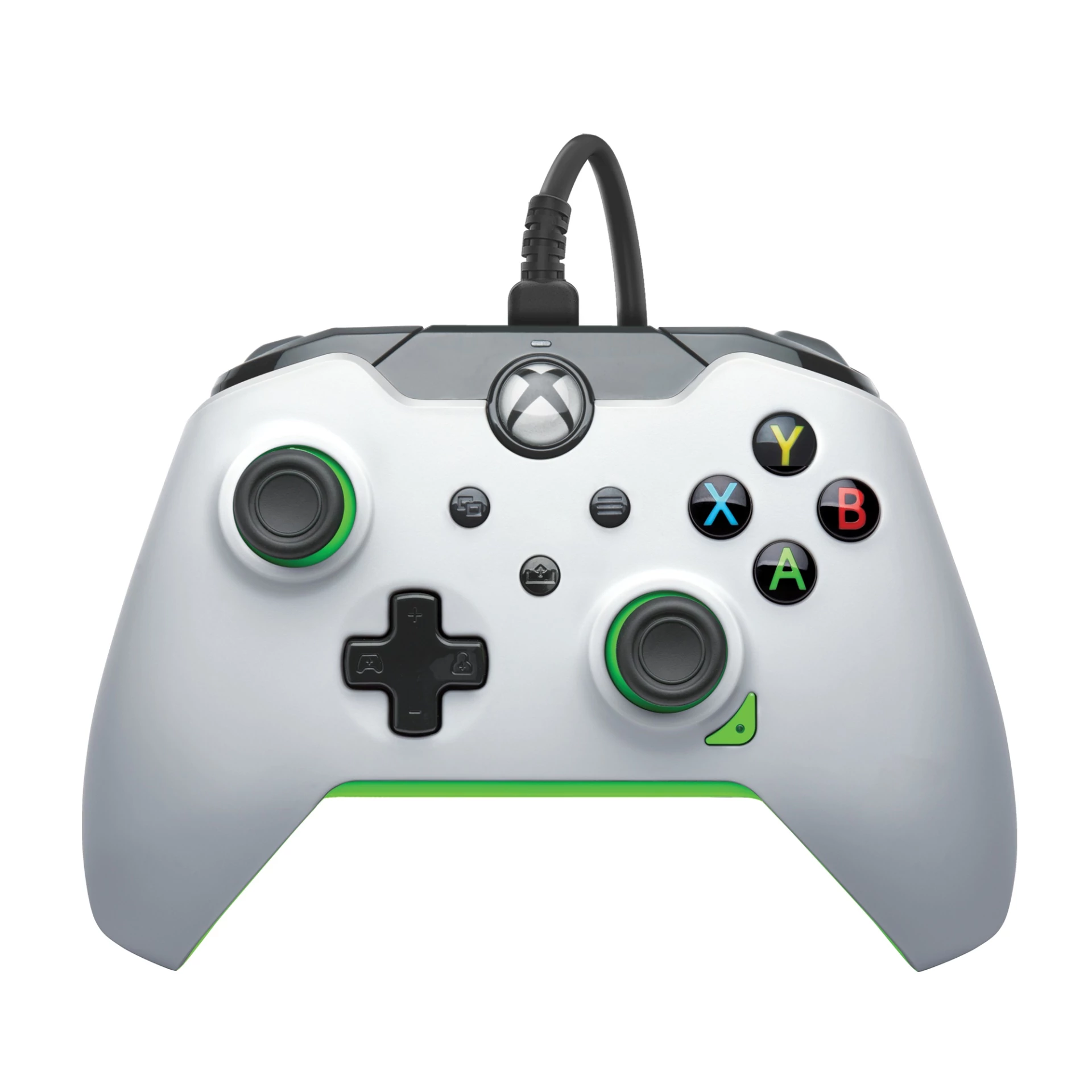 Controller cu fir PDP Xbox Series X|S, Xbox One, PC 3,5 mm audio Neon Alb