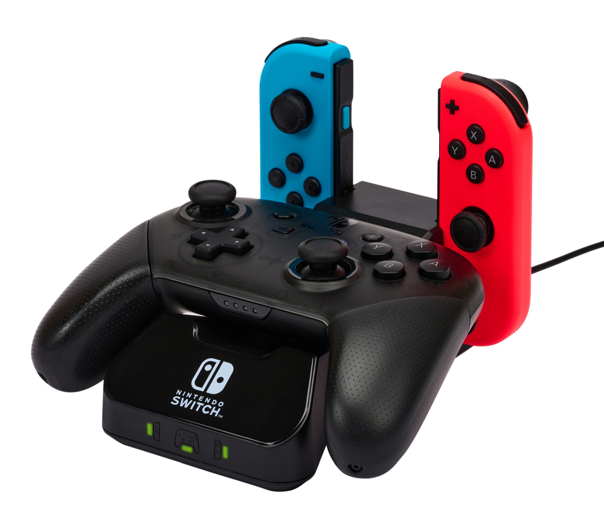 PowerA Charging Base, Nintendo Switch/Lite/OLED, Fekete, Kontroller töltőállomás