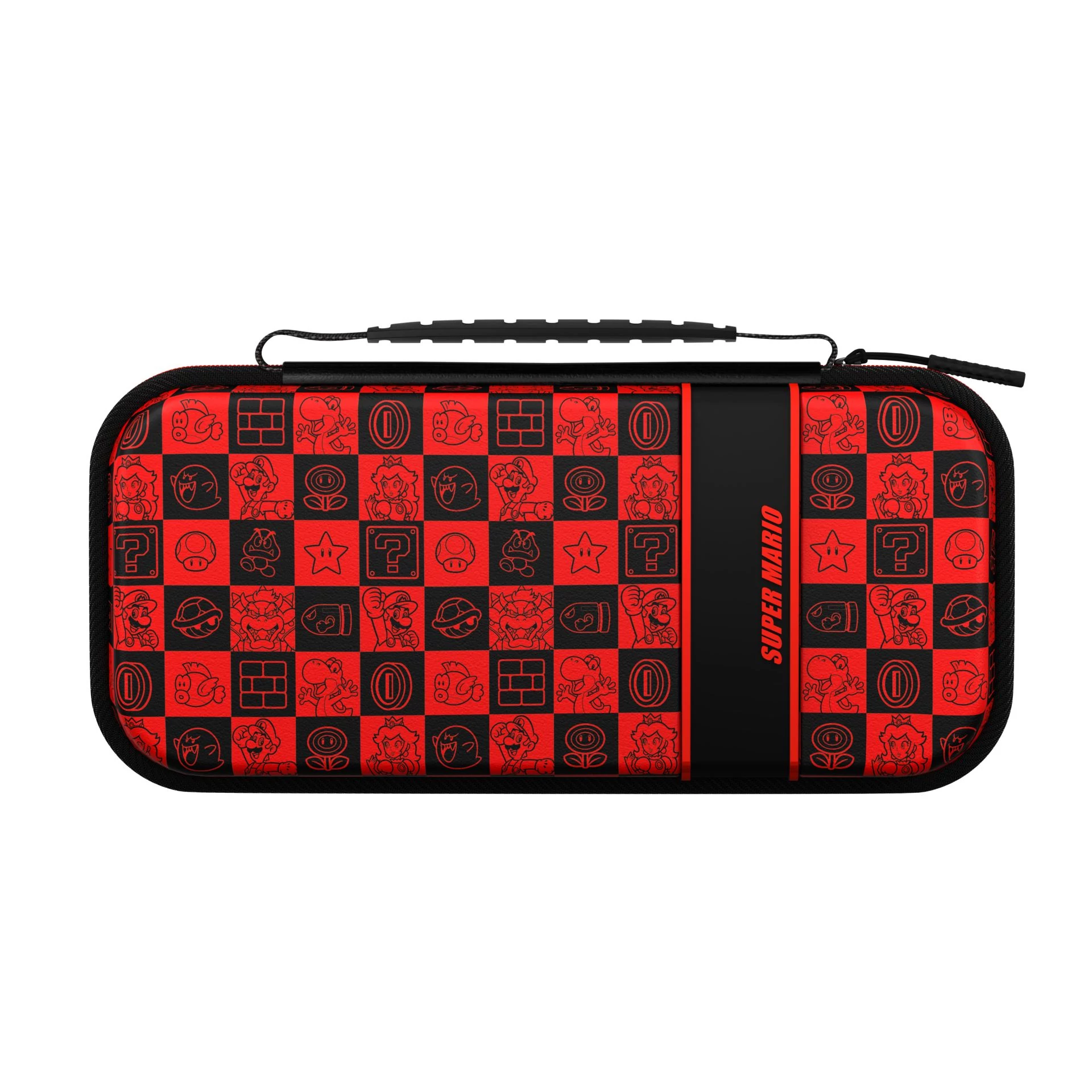 PDP Travel Case Plus Glow, Nintendo Switch/Lite/OLED, Mario Icon, Konzol utazótáska