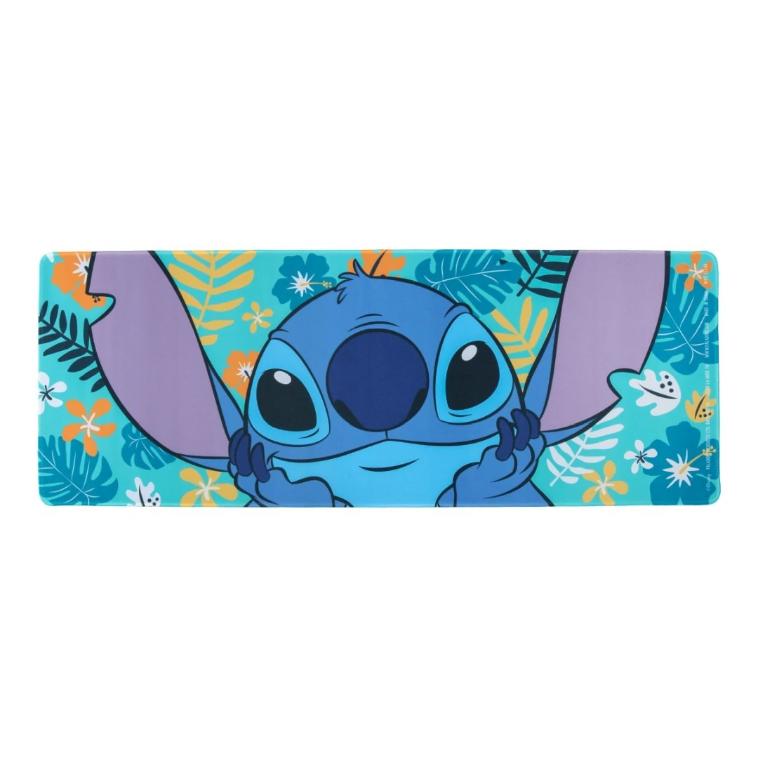 Podložka na stôl Paladone, Disney: Stitch™, 80 x 30 cm, látka, protišmyková, podložka pod klávesnicu a myš