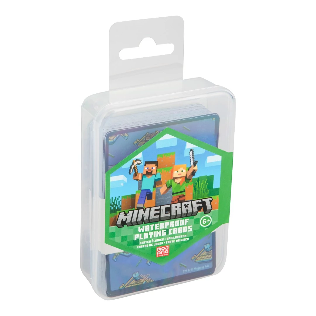 Paladone Playing Cards, Minecraft, Official, Wasserfest, 52 Runden + 2 Joker, französisches Kartenspiel