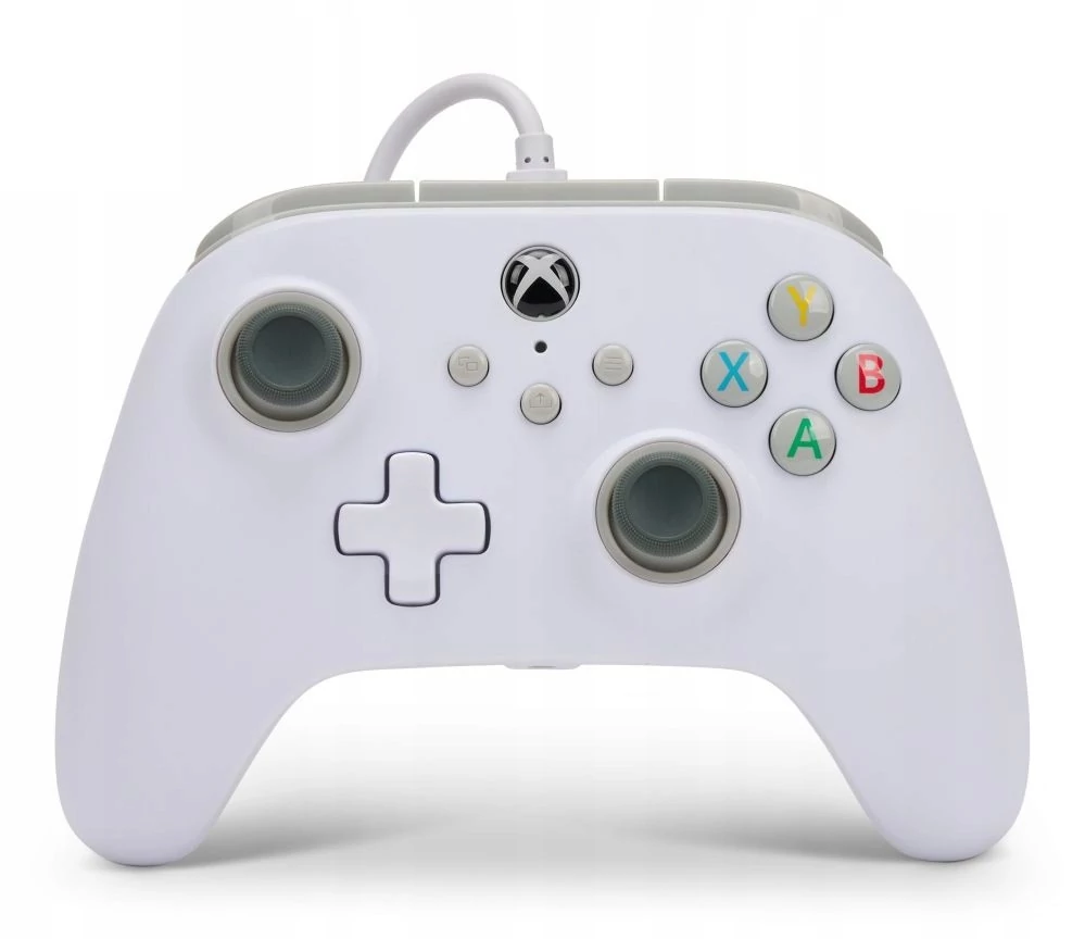 PowerA káblový, Xbox Series X|S, Xbox One, PC, biely, káblový ovládač