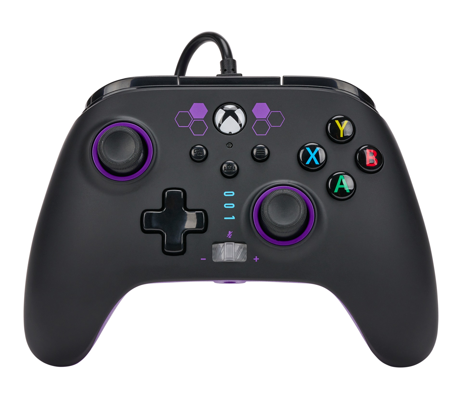 PowerA EnWired Xbox Series X|S, Xbox One, PC Vezetékes Purple Hex kontroller