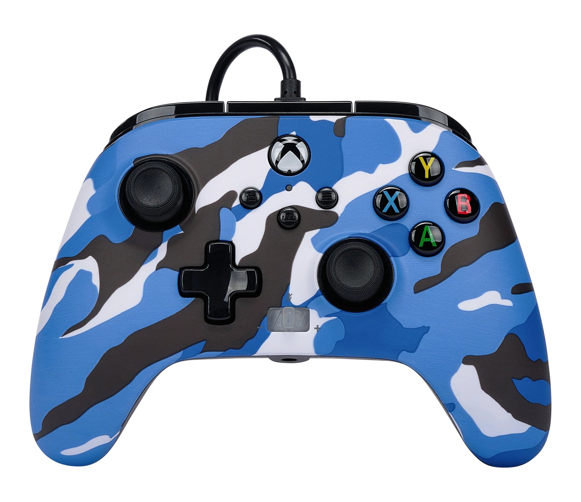 PowerA Enhanced Wired, Xbox Series X|S, Xbox One, PC, Blue Camo, kabelgebundener Controller