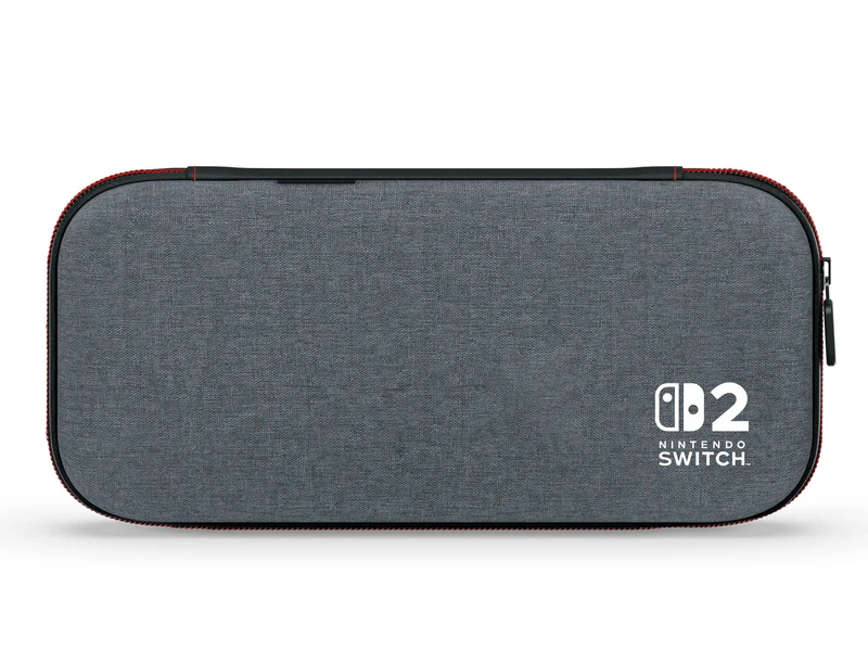 PowerA Protection Case, Nintendo Switch 2, Official, Suport integrat, Gri închis, Carcasă de protecție pentru consolă