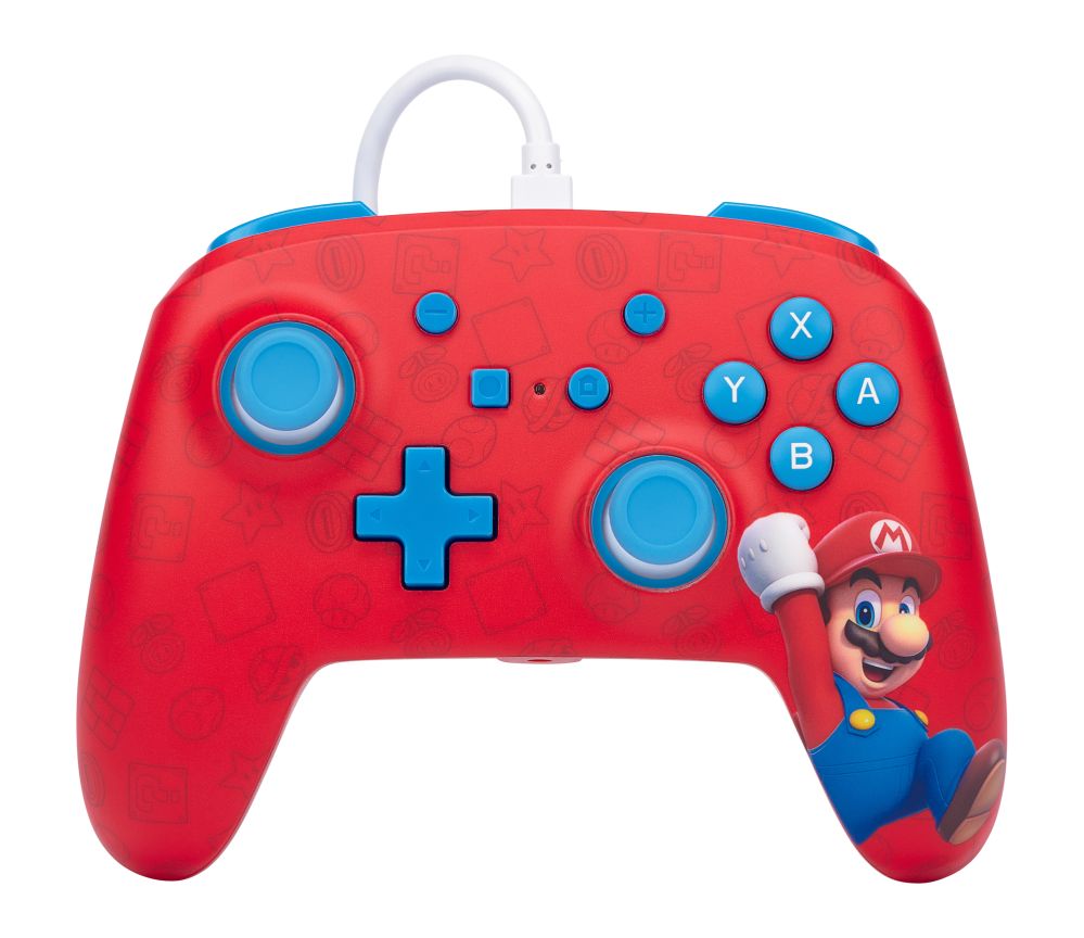 PowerA Enhanced Wired Nintendo Switch Woo-hoo! Mario vezetékes kontroller