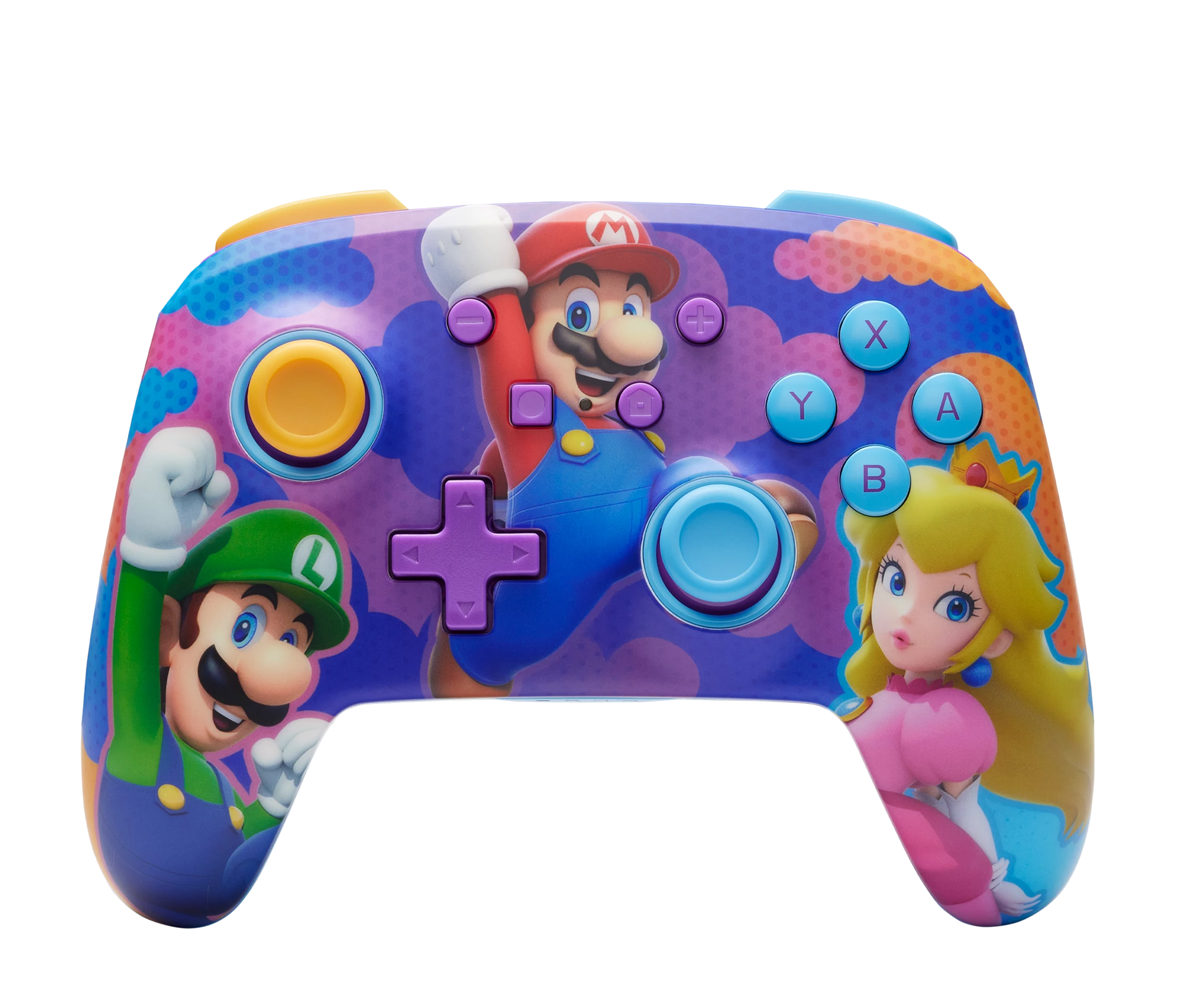 PowerA Enhanced Wireless, Nintendo Switch/Lite/OLED, Mario: Color Splash Heroes, bezdrôtový ovládač