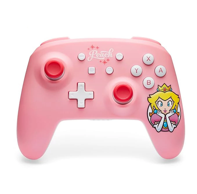 PowerA Wireless, Nintendo Switch/Switch 2, Mozgásvezérlő, Princess Peach Pink, Vezeték nélküli kontroller