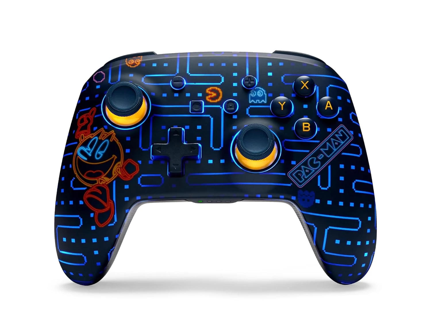 Lumectra îmbunătățită cu PowerA, Nintendo Switch/Switch 2, Pac-Man: Neon Arcade, Controler wireless
