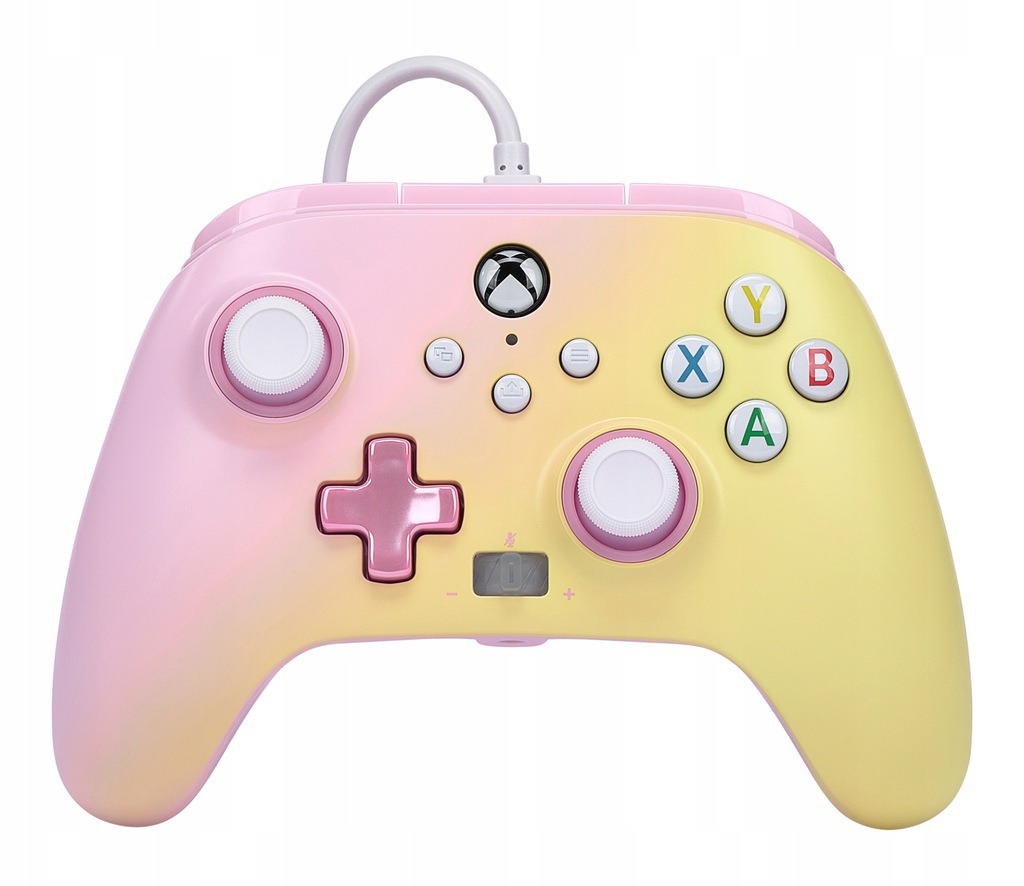 PowerA Enhanced Wired, Xbox Series X|S, Xbox One, PC, Pink-Lemonade, Vezetékes kontroller