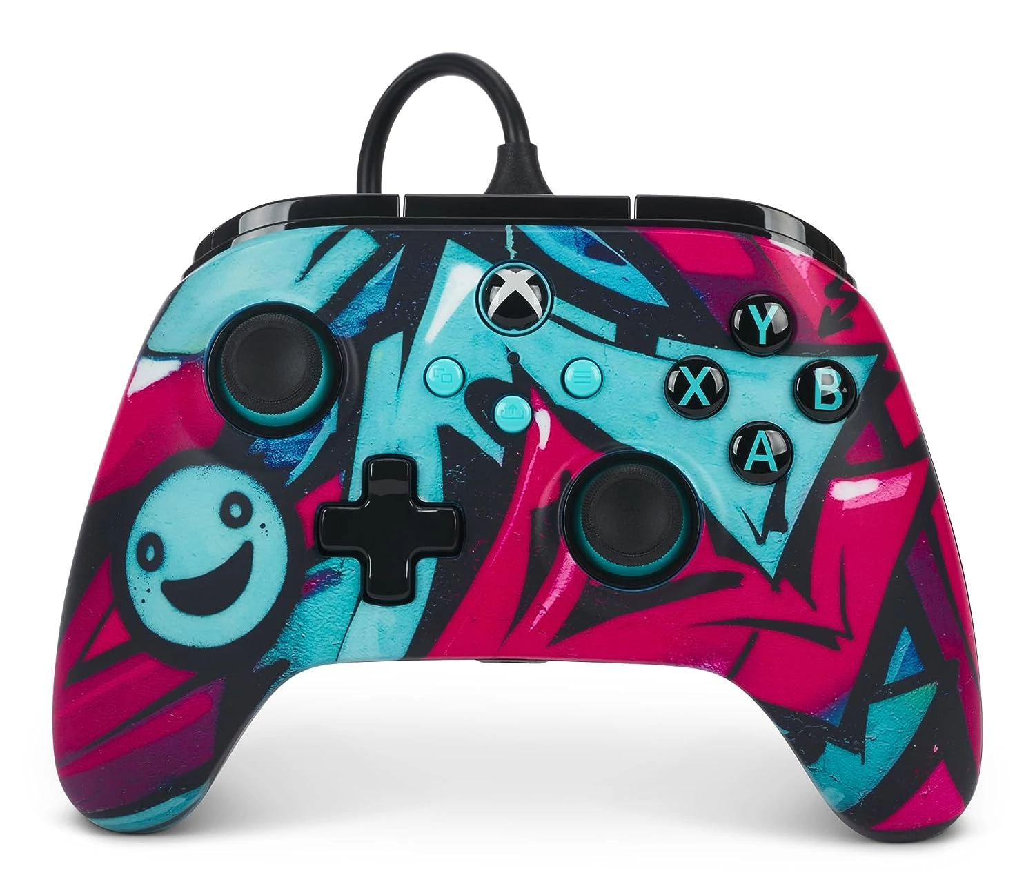 PowerA Advantage cu fir, Xbox Series X|S, Xbox One, PC, Wildstyle, controler cu fir