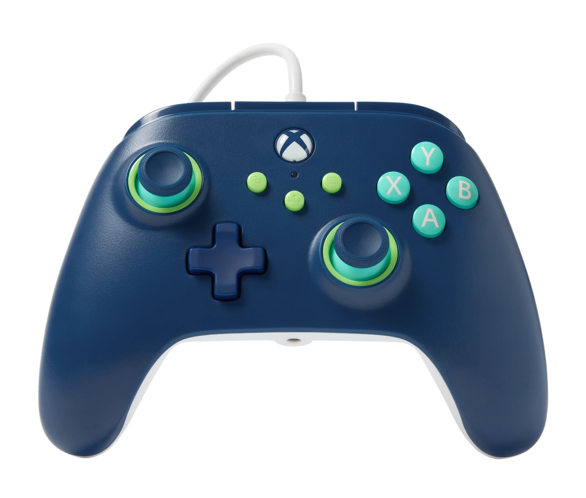 PowerA Wired, Xbox Series X|S, Xbox One, PC, Dark Teal, controler cu fir