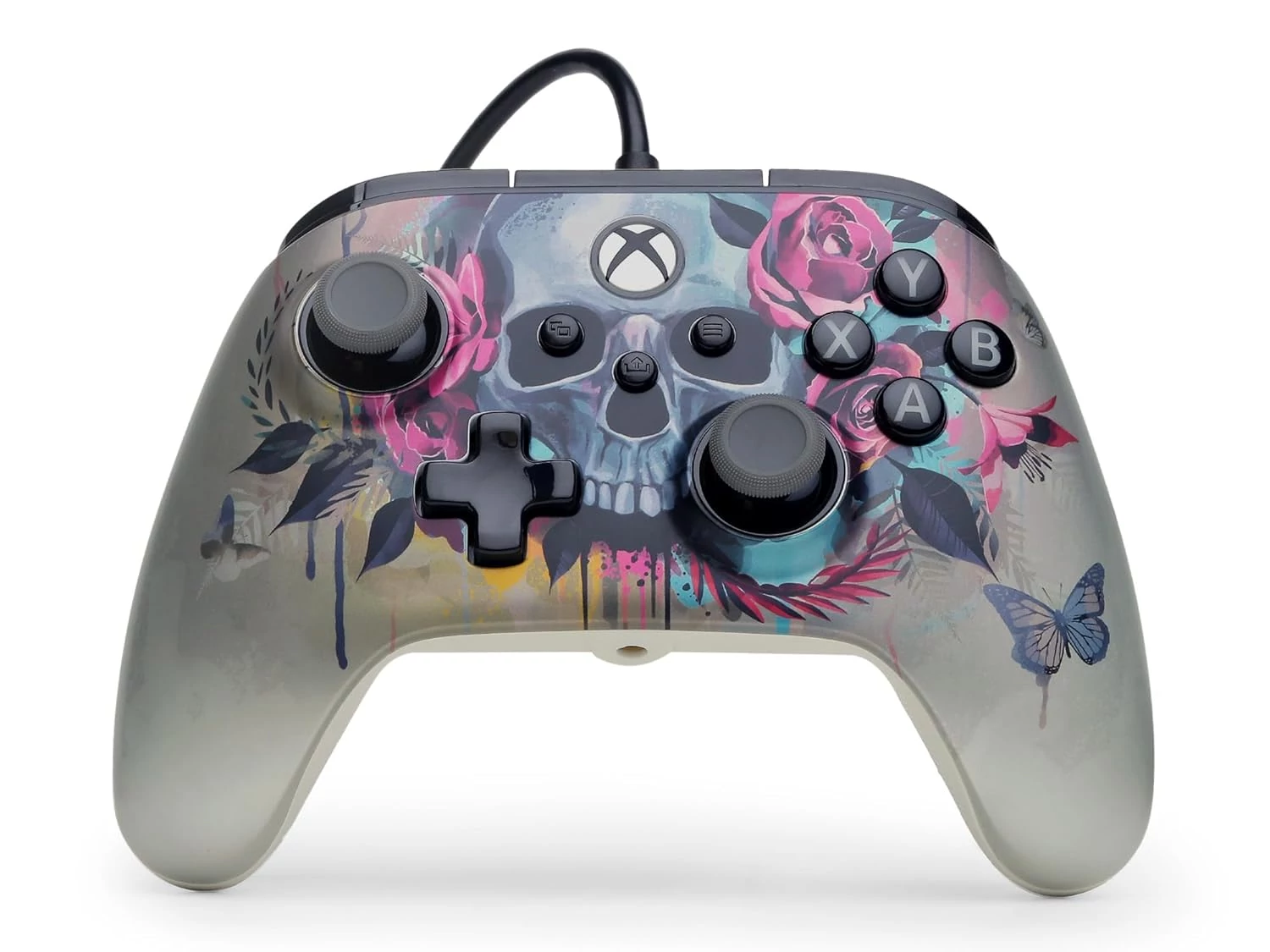 PowerA Advantage+, Xbox Series X|S, Xbox One, PC, Twist Thumbstick, Hall Effect, Bloom & Gloom, Vezetékes kontroller