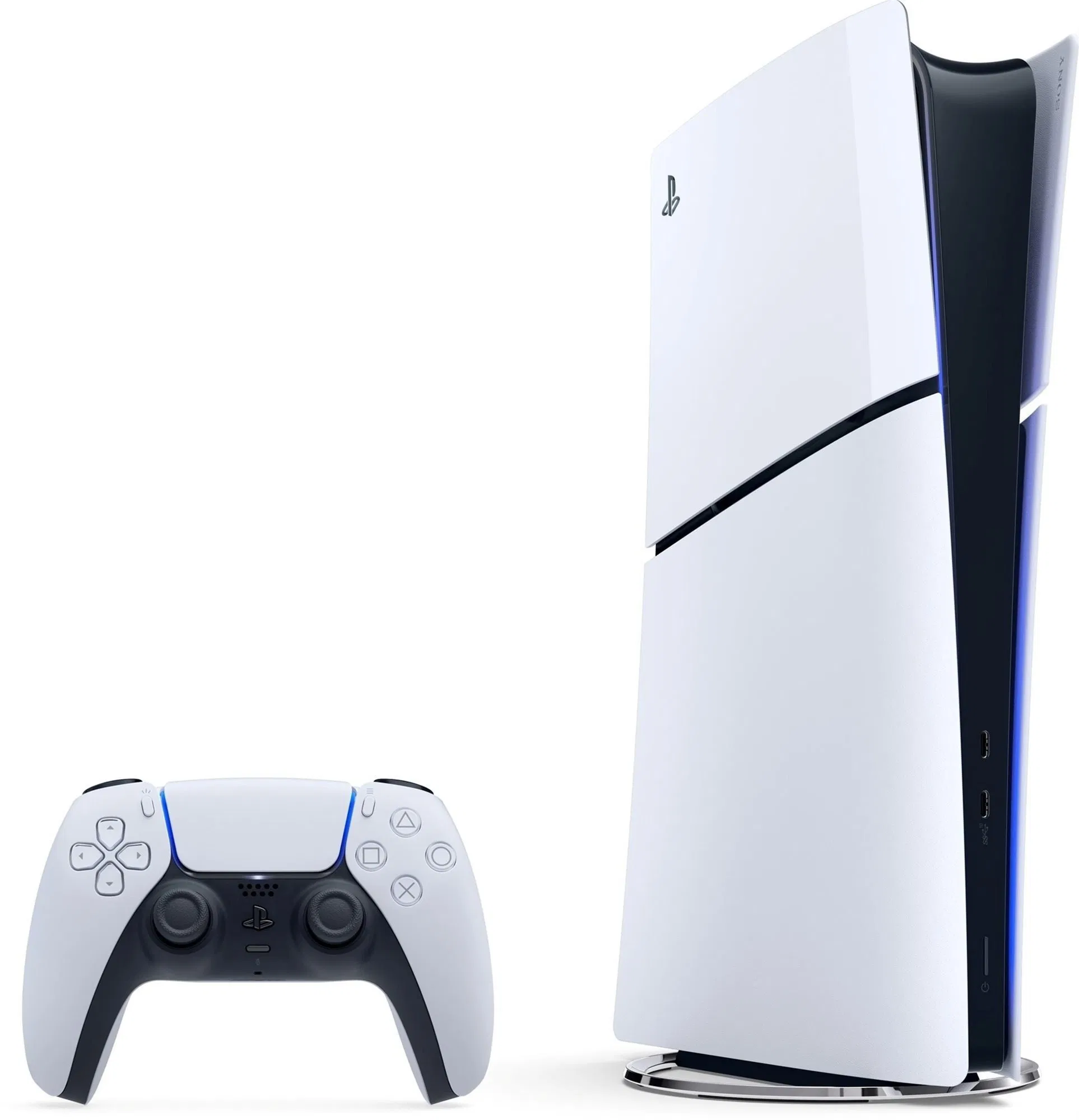 Sony PlayStation 5, Slim, 1TB, Digital Edition, 8K HDR, 120 FPS, Fehér, Játékkonzol