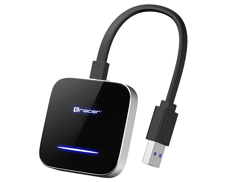 Tracer CarLink Pro, WiFi, Bluetooth, CarPlay, Android Auto, Fekete, Auto adapter