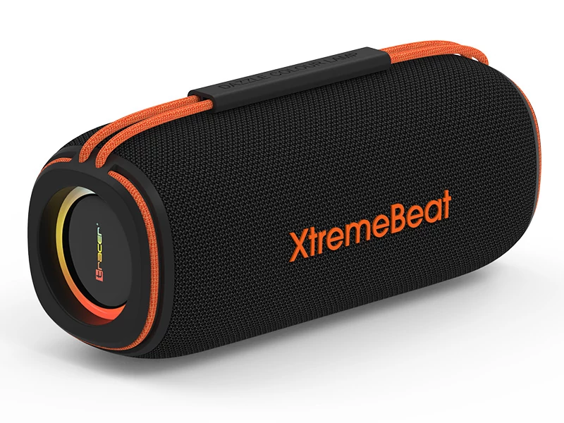 Tracer XtremeBeat Pro, 40 W, Bluetooth, IPX6, RGB, Čierna, Prenosný reproduktor