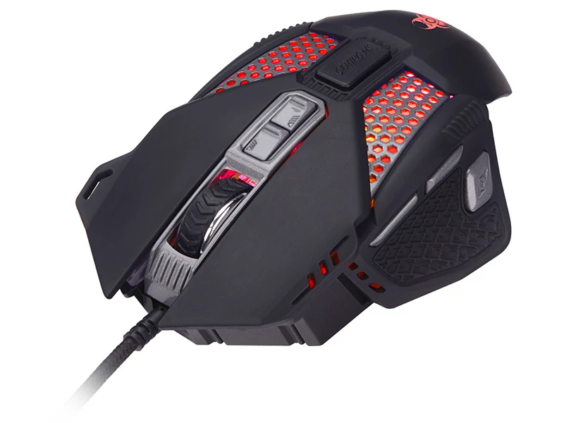 Mouse cu fir Tracer GameZone Scarab USB LED Negru