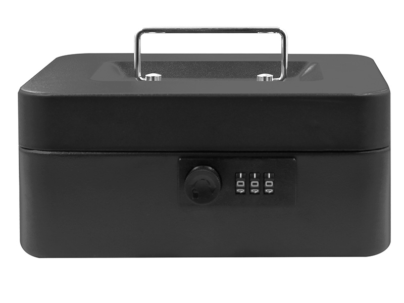 Tracer Cash Saver, 20 x 16 x 9 cm, Kombinációs zár, Tartós acél, Fekete, Pénzkazetta