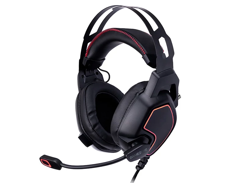 Headset cu fir, Tracer Raptor V2, GameZone, 2.0, RGB iluminare, 50mm, 2x Minijack + USB, Negru