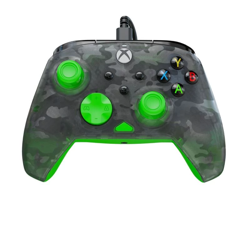Turtle Beach Rematch Core, Xbox Series X|S, Xbox One, PC, Ghost Black Camo/Green, Vezetékes kontroller