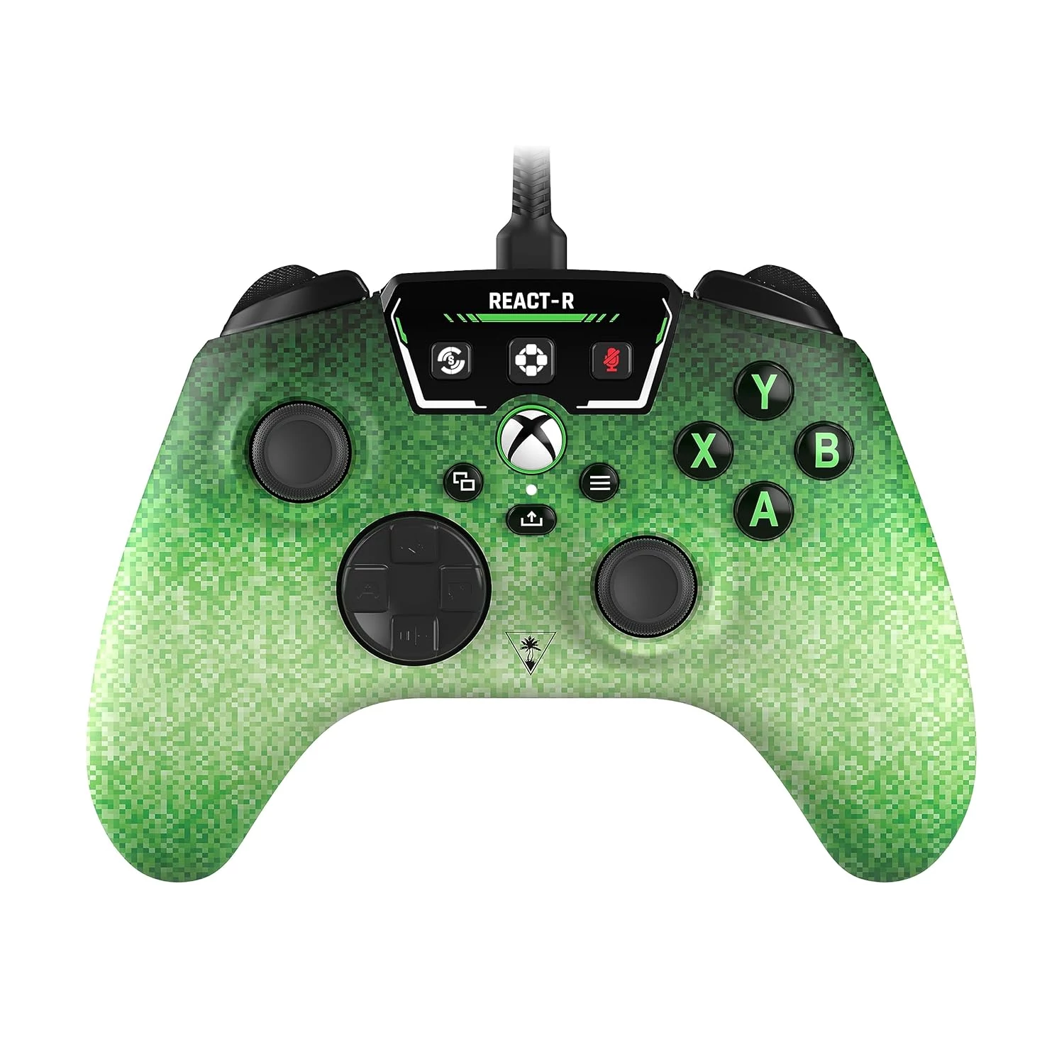 Controller cu fir, Turtle Beach React-R™, Xbox Series X|S, Xbox One, PC, Pixel Verde