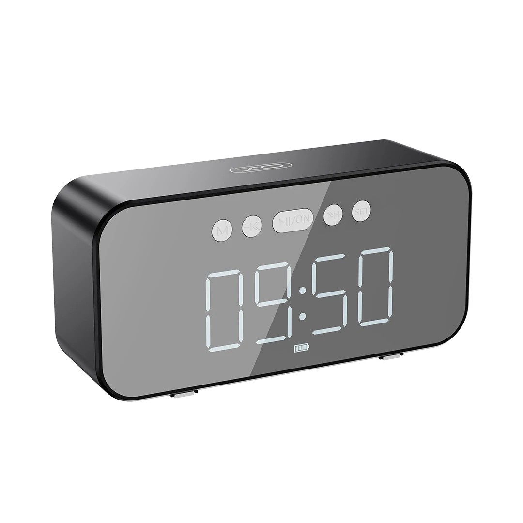 XO F41, 5 W, Bluetooth, USB, Jack 3.5 mm, FM, Mp3, Wireless, Negru, Radio cu ceas cu alarmă și difuzor